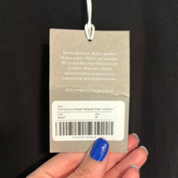 NWT Everlane The Premium-Weight Relaxed Crew | Uniform - Picture 8 of 11